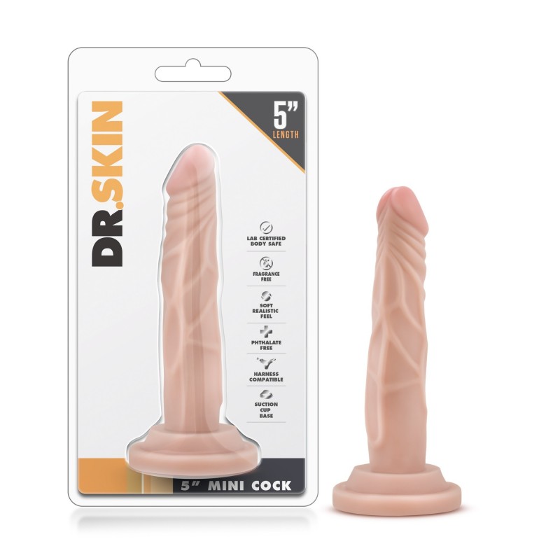 Dr. Skin - 5 Inch Mini Cock - Flesh